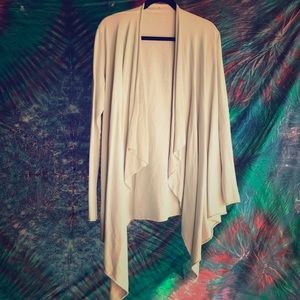 Goes with anything Long Open-Front Sweater